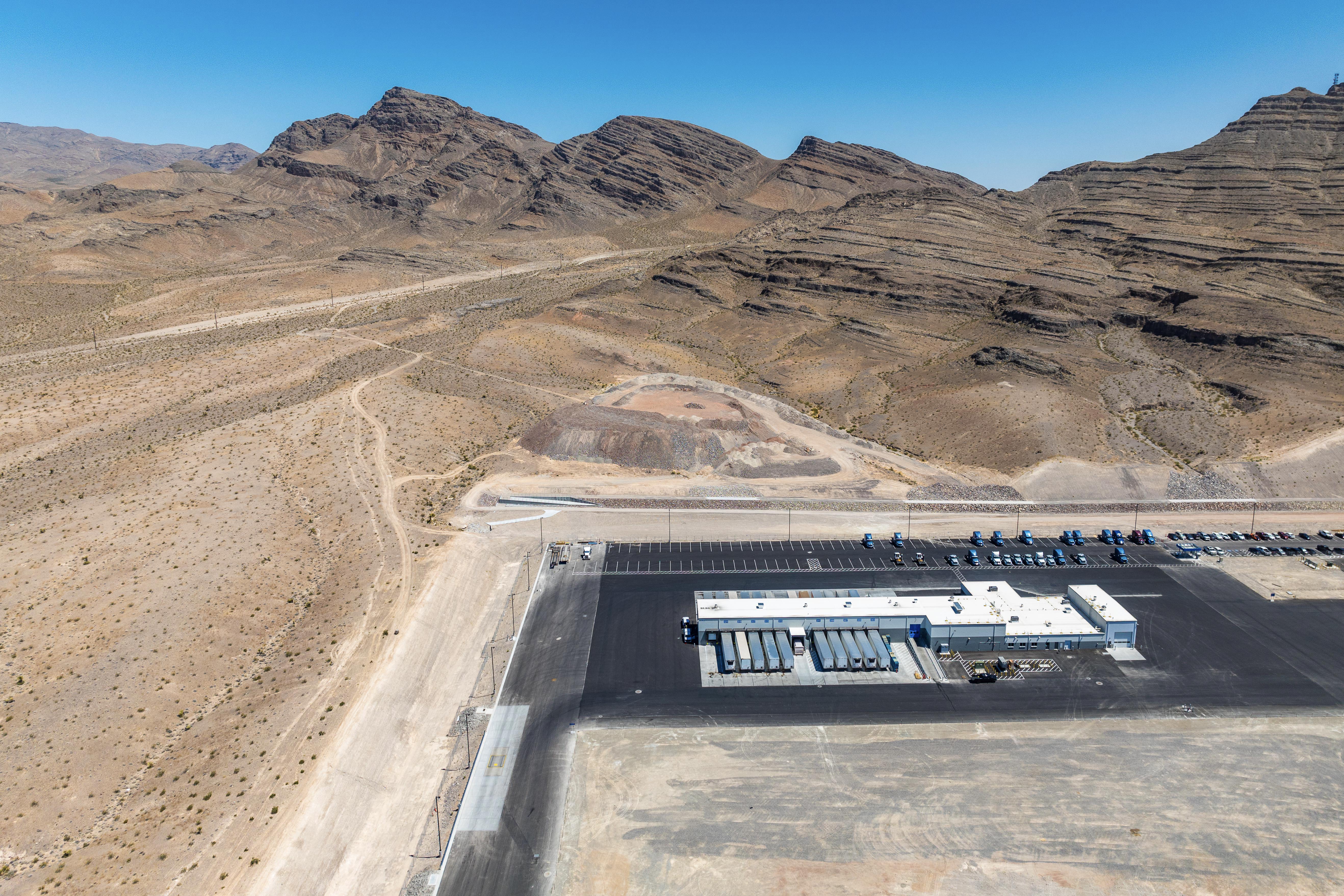 Land aerial view